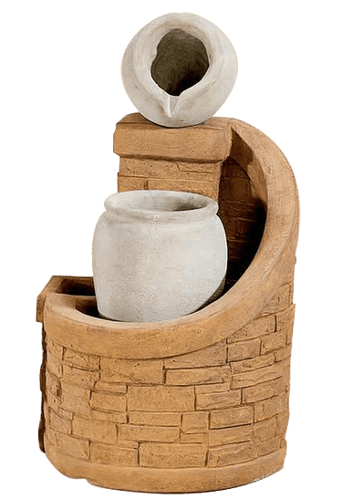 Jug Outdoor Cast Stone Garden Fountain Fountain Tuscan